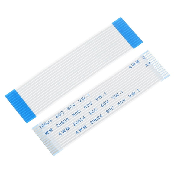 Flexible Flat Cable, 60mm 1mm Pitch 14 Pins FPC FFC Flexible Ribbon Cable 10Pcs