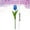 Baby Blue*5, variant on HONGLIN 5Pcs Artificial Tulip Bouquet, Fake Flower Centerpiece for Living Room Dining Table Wedding Decor (Pink)