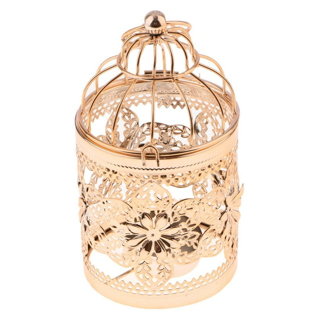 Candelero de metal Eletropted con linternas de Tealight E-Rose