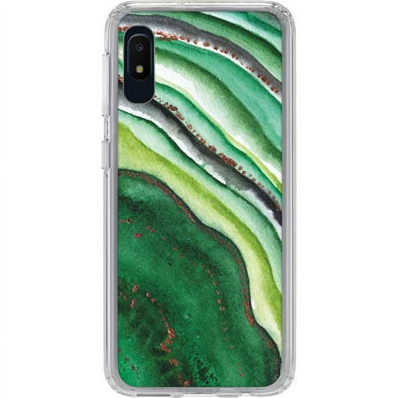 Skinit Geode Kiwi Watercolor Geode Galaxy A10e Clear Case
