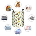 thumbnail image 4 of Balery Funny Avocado In Mexican Clothes Cesta de ropa redonda con asas, impermeable, independiente, para ropa, juguetes, dormitorio y familia-Medium, 4 of 6