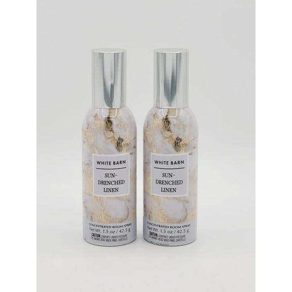 Bath and Body Works Sun-Drenched Linen Concentrated Room Spray 1.5 oz Set of 2