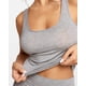 thumbnail image 3 of Top sin mangas acanalado de modal para mujer SOULVOR en gris luna, talla M, 3 of 5