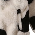 thumbnail image 6 of FAHXNVB Girls Fleece Jacket Lapel Collar Zip up Sherpa Coat with Pockets Striped Casual Winter Coat For 2-10 Years, 6 of 6