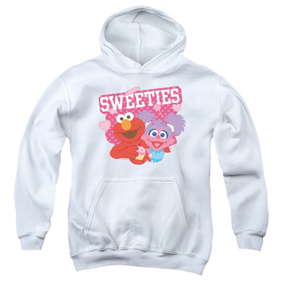 Sesame Street Valentine's Day Sweeties Elmo And Abby Kids Hoodie for Youth Boys and Girls