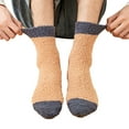 thumbnail image 4 of MSJUHEG Fuzzy Socks,Warm Socks,Slipper Socks for Men,Fluffy Socks,Wool Socks,Mens Socks Coral Socks Stripe Socks Colorful Athletic Socks Socks Thermal Socks C One Size, 4 of 9