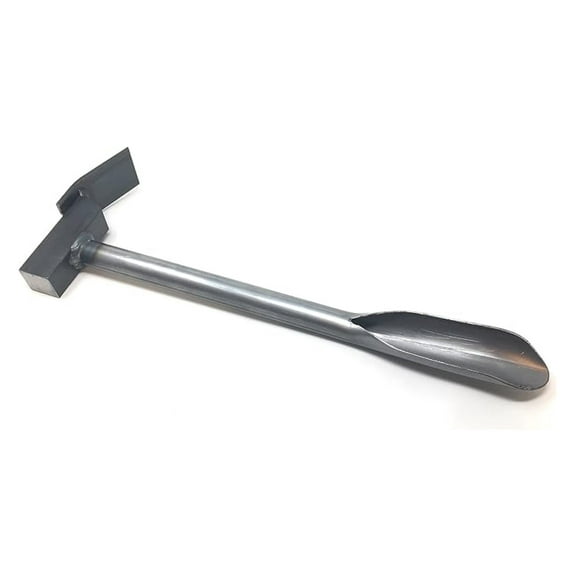 3-in-1 Garden Tool - Hammer, Hoe & Dirt Hole Punch - 18 Inch All-Steel Combination Tool for Planting, Stakes & Hole Setting - Durable Outdoor Tool