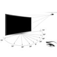 thumbnail image 1 of Electronicheart Projecteur Pliable Portable 70 Pouces Écran de Projection Extérieur pour Films, 1 of 8