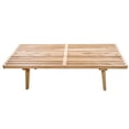 thumbnail image 5 of LeisureMod 48" Entryway Bench, Rubberwood Frame & Beech Wood Legs, Slatted Design for Bedroom, Living Room, Hallway – Modern Home Inwood Collection, 5 of 9