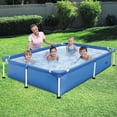 thumbnail image 2 of Pool Central 7.25ft x 4.9ft Rectangular Framed Above Ground Swimming Pool with Filter Pump, 2 of 4
