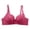 Red, variant on Asxite Bras for Women Plus Size Underwire Lace Push Up Loose and Breathable Daily