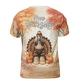 thumbnail image 2 of Happy Thanksgiving Afghan Hound Turkey Costume Pumpkins Autumn Leaves All Over Print 3D Shirt Unisex Merch Dog Lover - 13014, 2 of 6