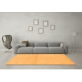 thumbnail image 3 of Ahgly Company Indoor Square Oriental Orange Modern Area Rugs, 4' Square, 3 of 4