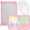 Pink, variant on 3x5 Index Card Binder, Portable Organizer Book with Zipper, 50 Sheets Plastic Sleeves for Index,Clear Booklet Holder Flashcard Binders Organizers Note Flash Card Stores Up to 200 Cards
