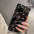 thumbnail image 3 of Funda de teléfono Kawaii Sanrio Hello Kittys, Iphone14 12 Iphone13Promax, funda suave, bonita chica negra, conjunto de Protección decorativa, 3 of 4
