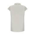 thumbnail image 4 of Blouses pour Femmes, Mode Décontractée Confortable Imprimé Col Rabattu Manches Courtes Haut Blouse T-Shirt, 4 of 5