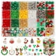 thumbnail image 1 of Kit para hacer pulseras Ganepwns Christmas Beals, color verde arcilla y rojo, 1 of 3