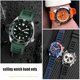 thumbnail image 5 of Correa de caucho fluorado para Seiko IWC Rolex Waffle Strap Bracelets Fashion Universal Mens Diver Silicone Sports Watch Band 20 22mm, 5 of 5