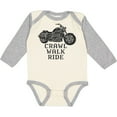 thumbnail image 3 of Inktastic Crawl Walk Ride Motorcycle Boys or Girls Long Sleeve Baby Bodysuit, 3 of 5