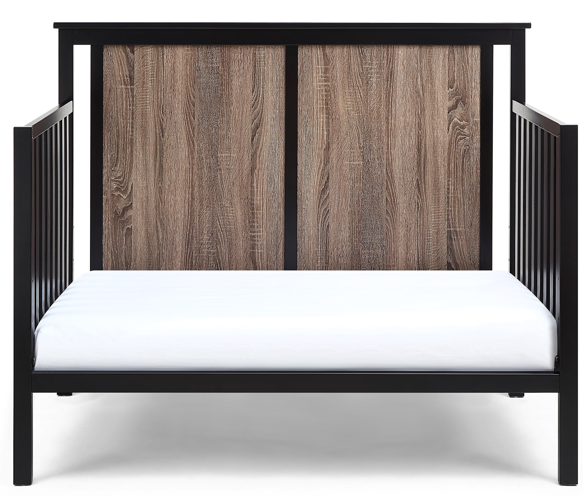 Suite Bebe Connelly Crib in Black and Vintage Walnut Finish