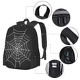 thumbnail image 3 of Balery A Web With A Spider Backpack for Men and Women - Durable 600D Oxford Cloth -Large Capacity, Water-Resistant School, Travel, and Hiking Bag, 3 of 7