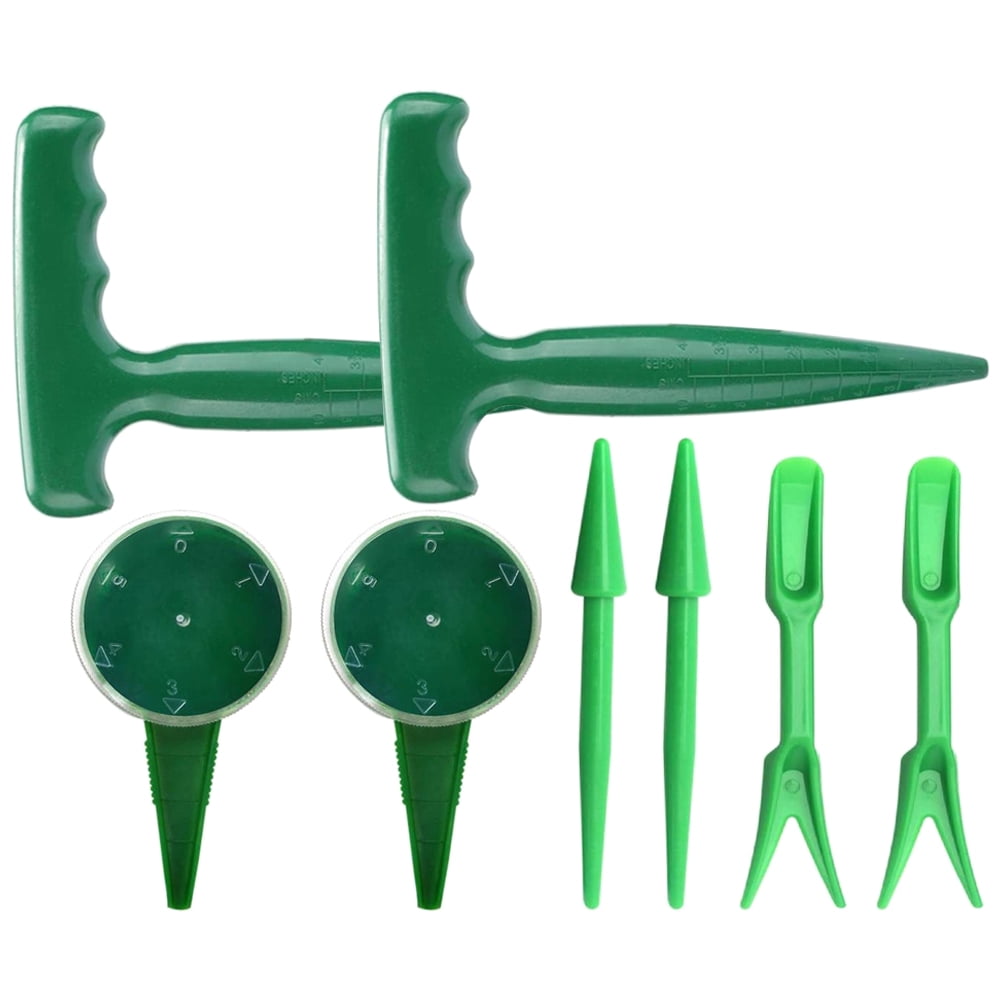 8pcs Practical Sowing Spreaders Plastic Tool Dispenser Sower Plant