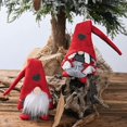 thumbnail image 4 of Gnomo navideño NQ Figura escandinava Tomte Nisse decoración navideña juego de 2, 4 of 4