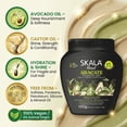 thumbnail image 3 of SKALA Brasil Abacate Hair Treatment Cream - Hydration & Shine Mask for Fragile & Dull Hair - With Avocado & Castor Oil to Strengthen & Revitalize - Vegan, Sulfate & Silicone Free - 1kg (35.2 oz), 3 of 3