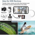 thumbnail image 4 of 3-in-1 Micro SD Card Reader Adapter for iOS Devices, Portable Memory Card Reader for Simultaneous Data Transfer, 4 of 5
