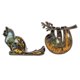 thumbnail image 1 of 2 Piezas Tallado Estatua De Madera Escultura Animales Figuritas Decoración Del Hogar Zulema Estatua de animales, 1 of 8