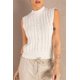 thumbnail image 2 of ABPHQTO Chaleco tipo suéter tejido con cuello alto para mujer, 2 of 5