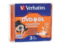 Mini DVD-R DL 2.6GB 4x 3pk Jewel Case