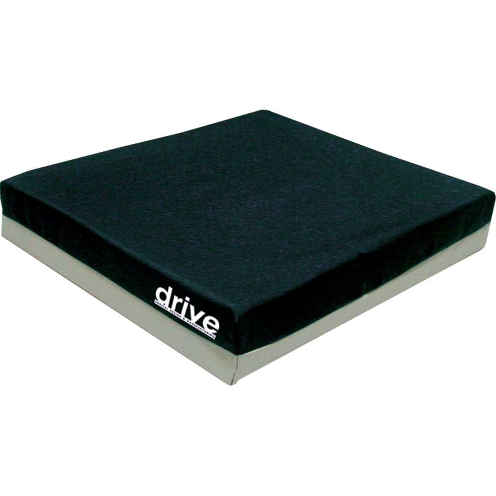 Gel "E" Seat Cushion, 18 W X 16 D X 2 H Inch Foam / Gel, Drive Medical