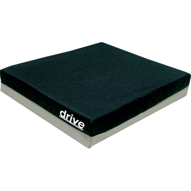Gel "E" Seat Cushion, 18 W X 16 D X 2 H Inch Foam / Gel, Drive Medical
