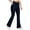 Navy, variant on felwors Fleece Lined Leggings Women High Waist Winter Thermal Flare Yoga Pants Lifting Bootcut Bell Bottom with Pockets (Purple, S)