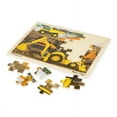 thumbnail image 2 of Melissa & Doug Construction Vehicles Wooden Jigsaw Puzzle With Storage Tray (24 pcs), 2 of 3