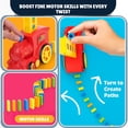 thumbnail image 3 of Juego automático Domino Train Atlasonix, 300 fichas de dominó para niños de 3 a 5 años, 3 of 9