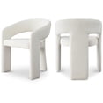 thumbnail image 1 of Meridian Furniture Chaise de Salle à Manger Crème, 1 of 9