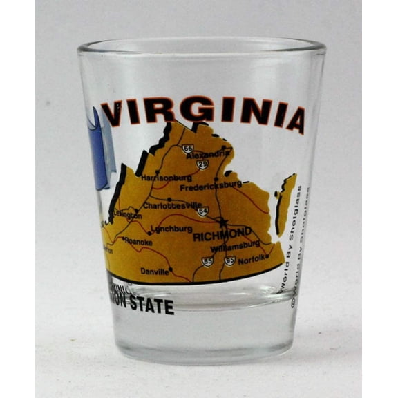 virginia the old dominion state all-american collection shot glass