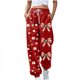 thumbnail image 2 of Pincandy Women's St. Patrick's Day Pants - Printed, Elastic Waist with Tie & Pockets, Cuffed Leg for Holiday & Daily Wear, 2 of 5