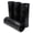 Black, variant on MMBM Black Stretch Wrap 17 Inch x 1476 Feet 8 Rolls LLDPE Pallet Wrap with Handle for Shipping