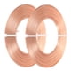 thumbnail image 1 of Uxcell 16.4 pies de alambre de aluminio plano de 18 AWG, alambre de aluminio anodizado flexible, cobre, 2 rollos, 1 of 7