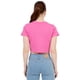 thumbnail image 3 of Playera Crop Básica Manga Corta Para Mujer Quarry Color Rosa Chicle, 3 of 4