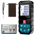 thumbnail image 1 of Infrared Measure Professional Light Distance Meter M/Ft/In Light Measurement Tool with Backlit LCD and Pythagorean Mode Area and Volume Waterproof Digital Precision Distance Me, 1 of 9