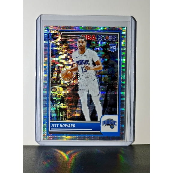 Jett Howard 2023-24 Panini Premium NBA Hoops #129 Rookie Pulsar Prizm Magic