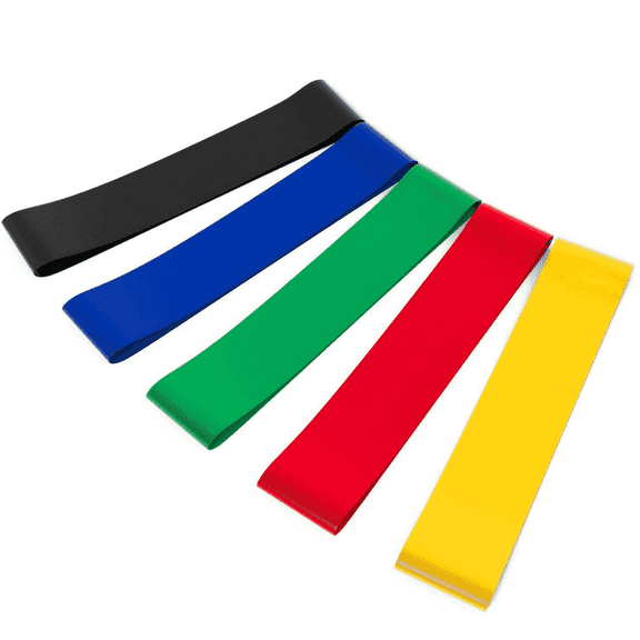Vruelia Resistance Bands, Workout bands, Exercise Bands with 5 Sets of Different Tension Level for Physical Therapy, Strength Training and Home Workout with Carry Bag