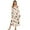 Christmas Tree Elk Snowflake, variant on Tutolipy Christmas Nightgowns Santa Claus Printed Sleepwear Full Length Loungewear Long Sleeve Night Dress for Fall Winter, S
