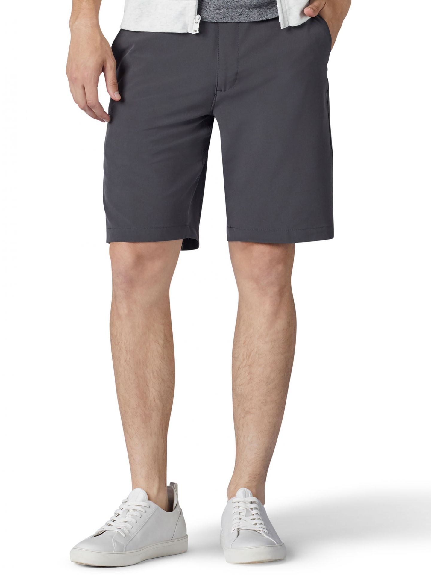 Lee Men's Tri-Flex Shorts - Dark Grey, Dark Grey, 33 - Walmart.com