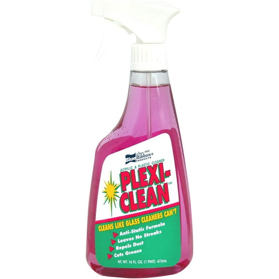 Blue Ribbon Plexi-Clean Acrylic Plastic and Surface Cleaner, 16 fl. oz.
