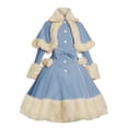 thumbnail image 1 of Daznico Robes Élégantes pour Femmes, Robe Princesse à Manches Trompette de Style Rétro pour Femmes, Robes pour Femmes Cache Ventre, 1 of 2